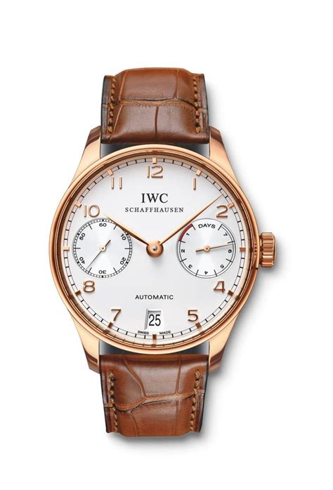 IWC Portuguese Automatic Rose Gold / Silver • IW5001